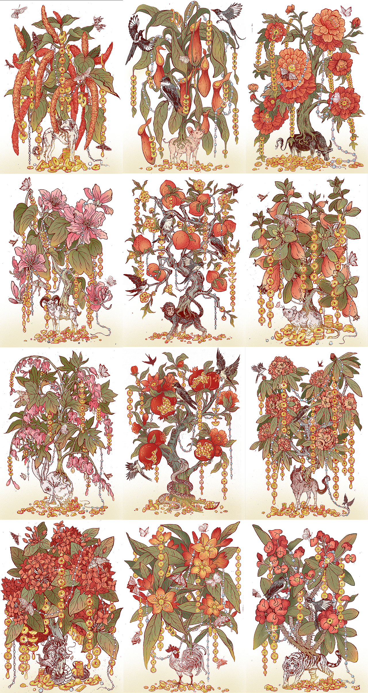 十二生肖-金钱树