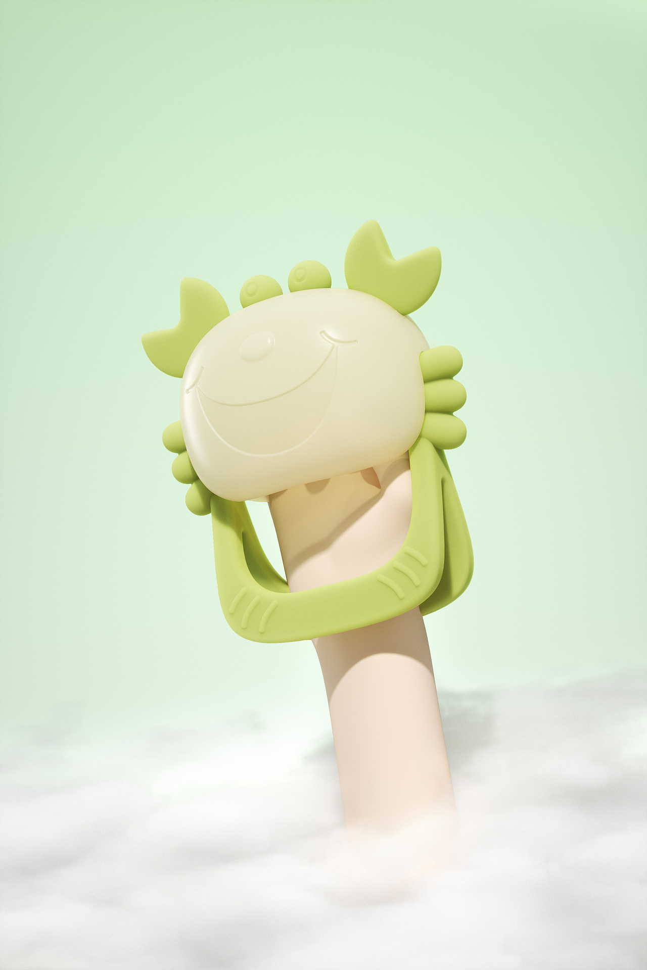 螃蟹儿童牙胶详情渲染（图ZMzMxNDI5MzQ4） - 产品 - 站酷设计师SIMONED原创素材 - 站酷ZCOOL