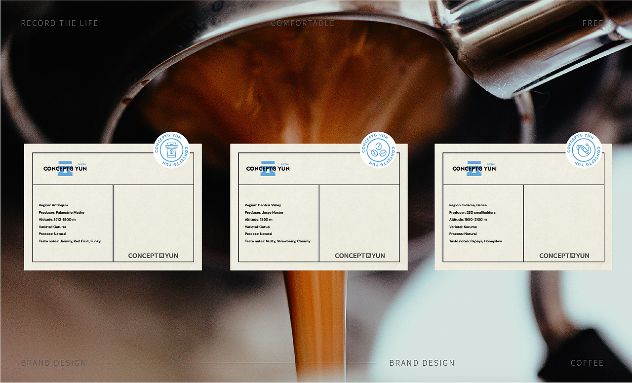 概念云咖啡·品牌VI策划设计|LOGO包装设计|插画设计|（图ZMzIxOTE2OTQ0） - 品牌 - 站酷设计师同道设计张博2018原创素材 - 站酷ZCOOL