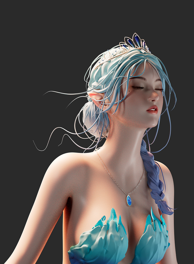 女体雕刻及头发练习（图ZMzUxNzE2Mjgw） - 人物/生物 - 站酷设计师好想吃年糕原创素材 - 站酷ZCOOL