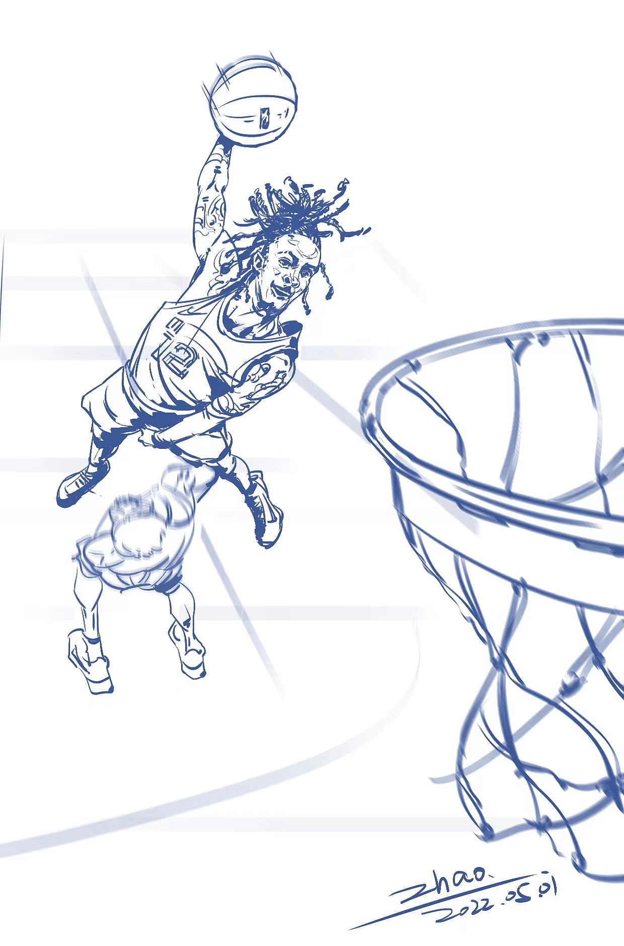 五一居家画画篇 莫兰特