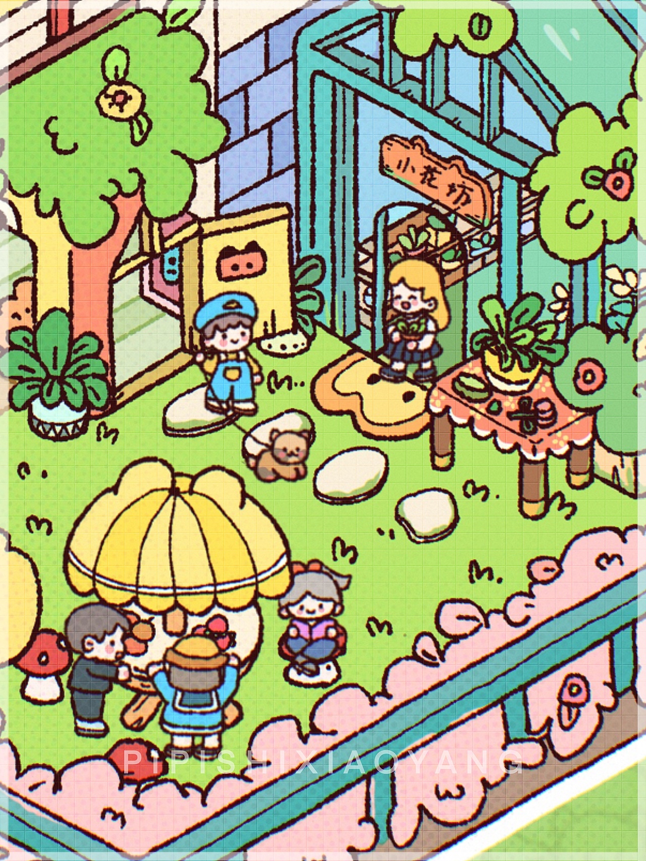 四季小屋场景合集（图ZMzUyODQwOTQw） - 创作习作 - 站酷设计师皮皮是小羊原创素材 - 站酷ZCOOL