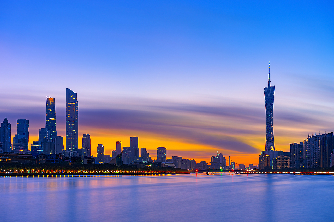 广州的日出、日落、夕阳、晚霞、云彩 【4k延时】