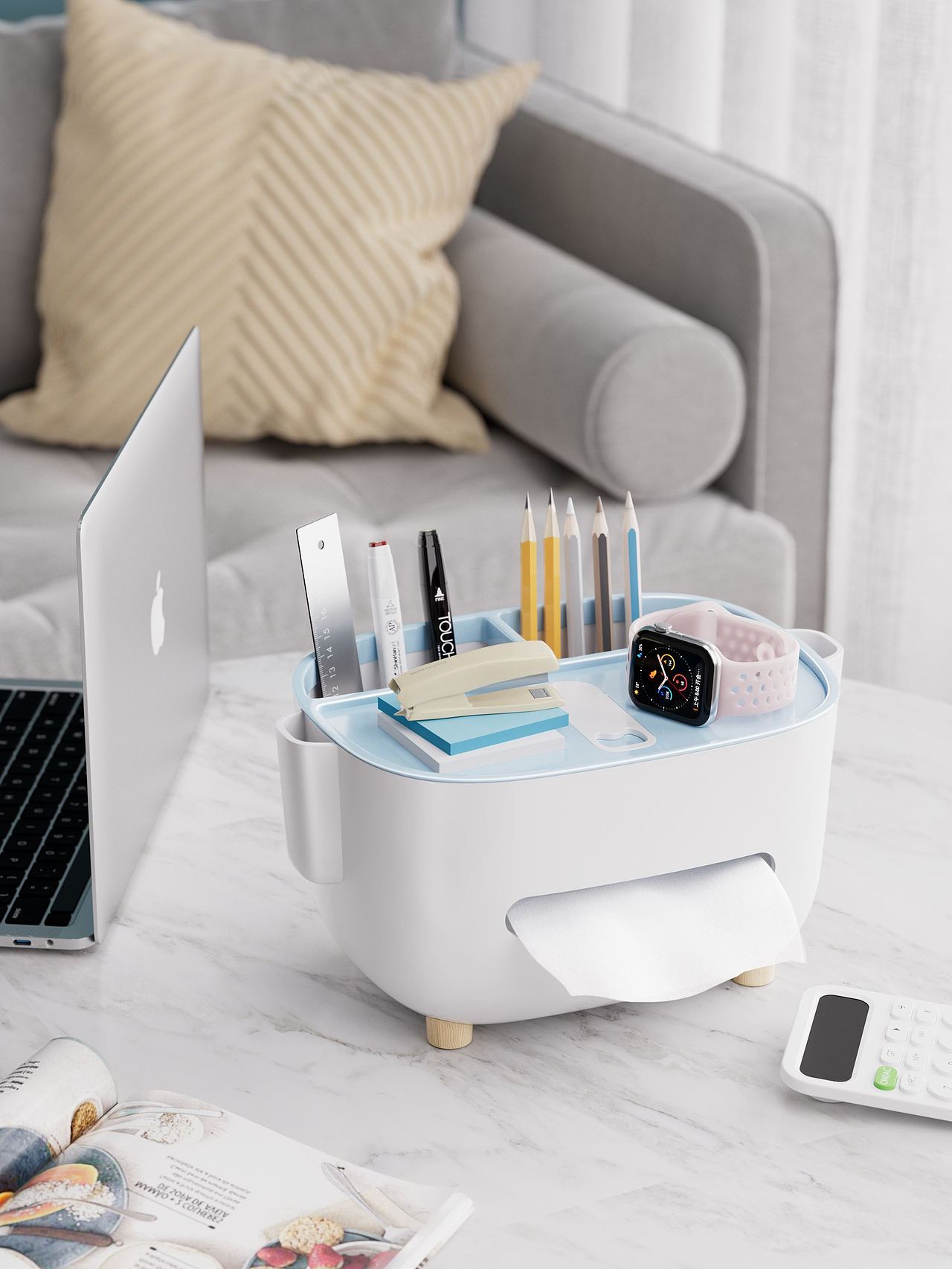 纸巾盒/浴巾架写实渲染（图ZMzY1ODUwNTE2） - 产品 - 站酷设计师光线追踪原创素材 - 站酷ZCOOL