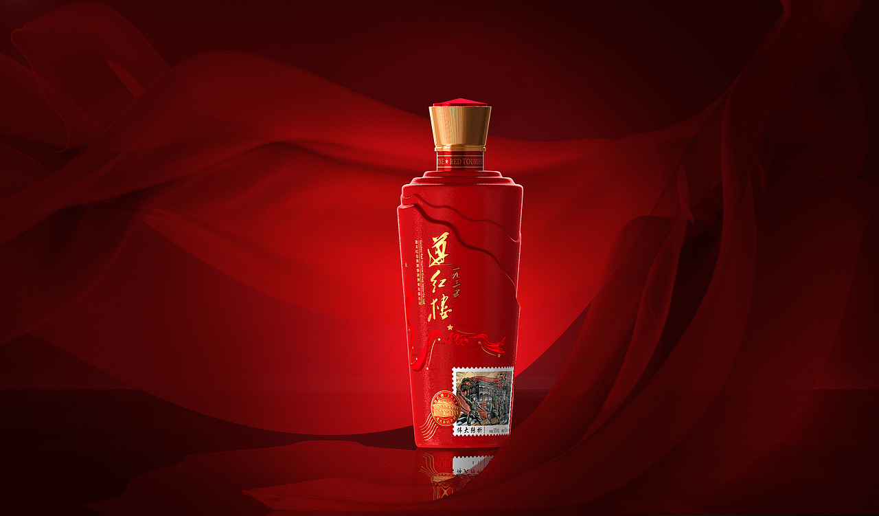 遵红楼·1935-白酒包装（图ZMzQxNzY1NTcy） - 包装 - 站酷设计师古月上溪原创素材 - 站酷ZCOOL