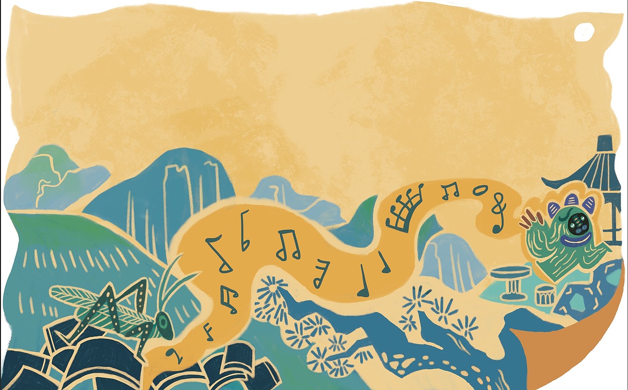 绘本《最后一个魔鬼在雕花木床下》创作记录及部分成品