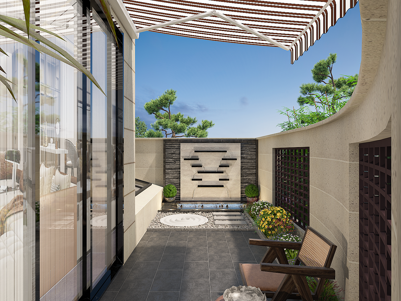 别墅,小花园设计