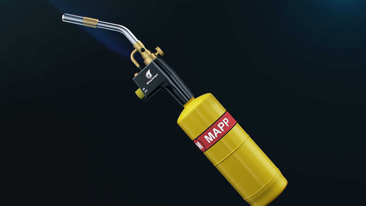 焊枪三维动画视频-产品动画