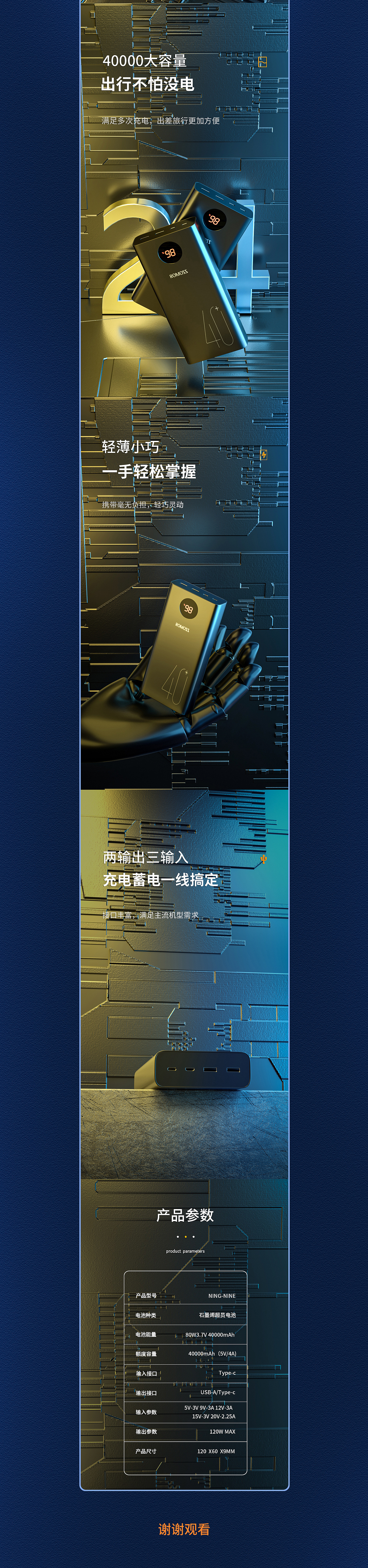 充电宝、鼠标、详情页