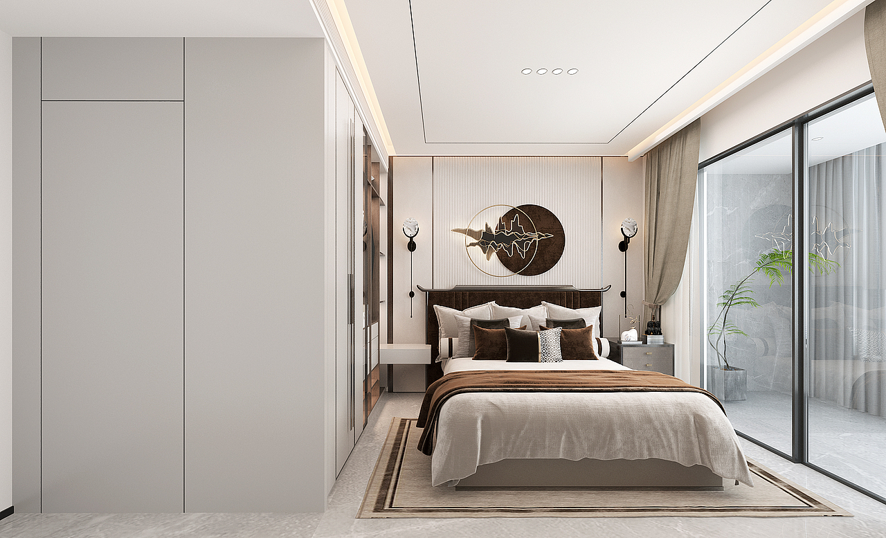 暖色系现代简约风（图ZMzEzODg0ODA0） - 家装设计 - 站酷设计师爱干饭的美短原创素材 - 站酷ZCOOL