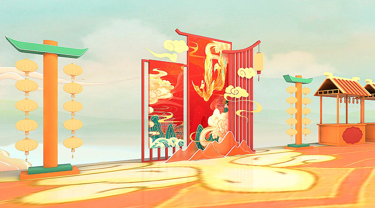 市集（图ZMzUxODI2MjYw） - 商业空间设计 - 站酷设计师Dream一拳原创素材 - 站酷ZCOOL