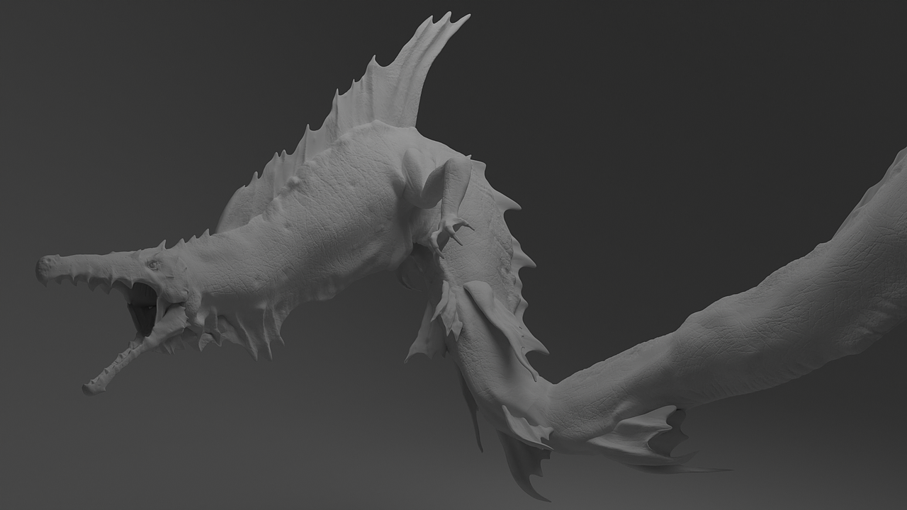blender 雕刻练习 海龙（图ZMzYxMjIyODIw） - 人物/生物 - 站酷设计师ZOIESS原创素材 - 站酷ZCOOL