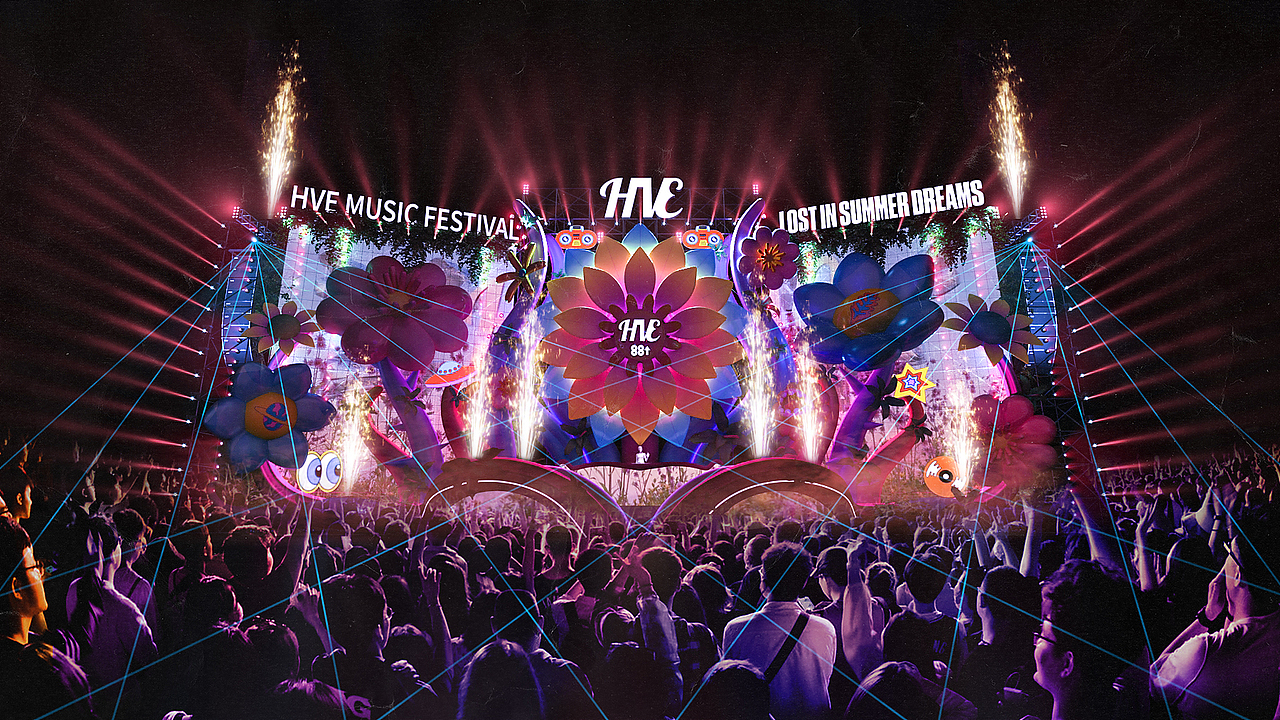 欢乐谷HVE电音节（图ZMzQyMDI0OTE2） - 场景 - 站酷设计师吃一个甜甜圈原创素材 - 站酷ZCOOL