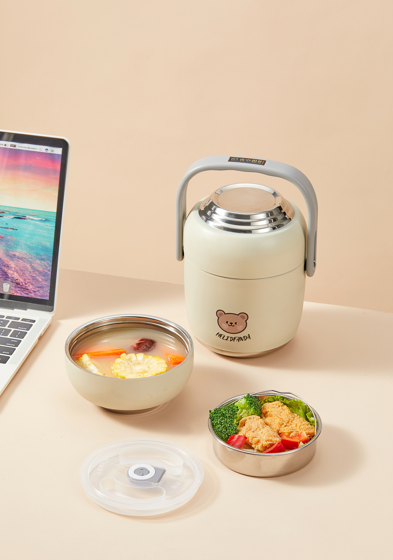 电商摄影 保温提锅