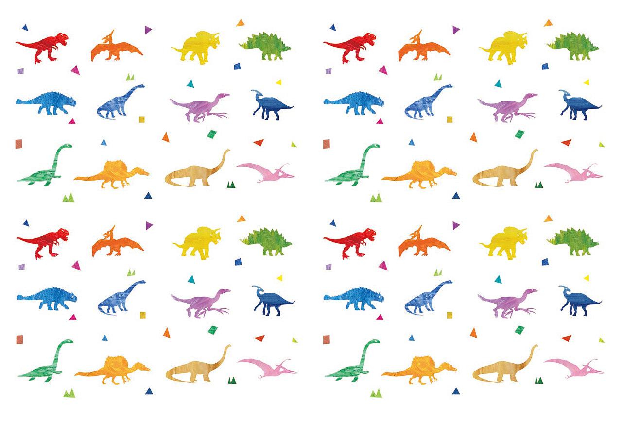 《我的恐龙世界》（图ZMzQ2MjQyMjg4） - 绘本 - 站酷设计师卢瑞娜原创素材 - 站酷ZCOOL