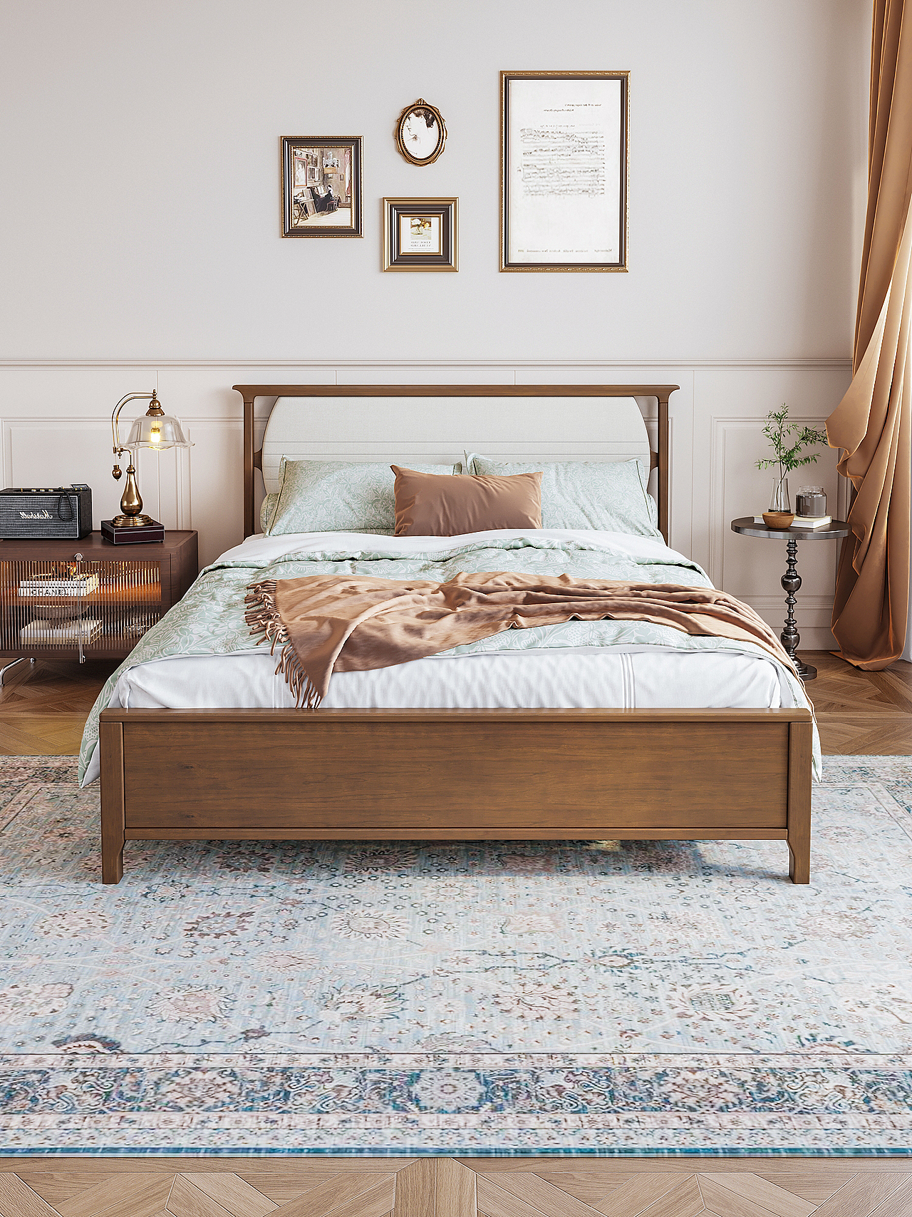 胡桃木渲染合集