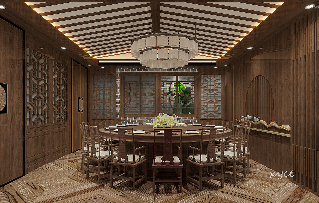 高档会所设计--新中式风格