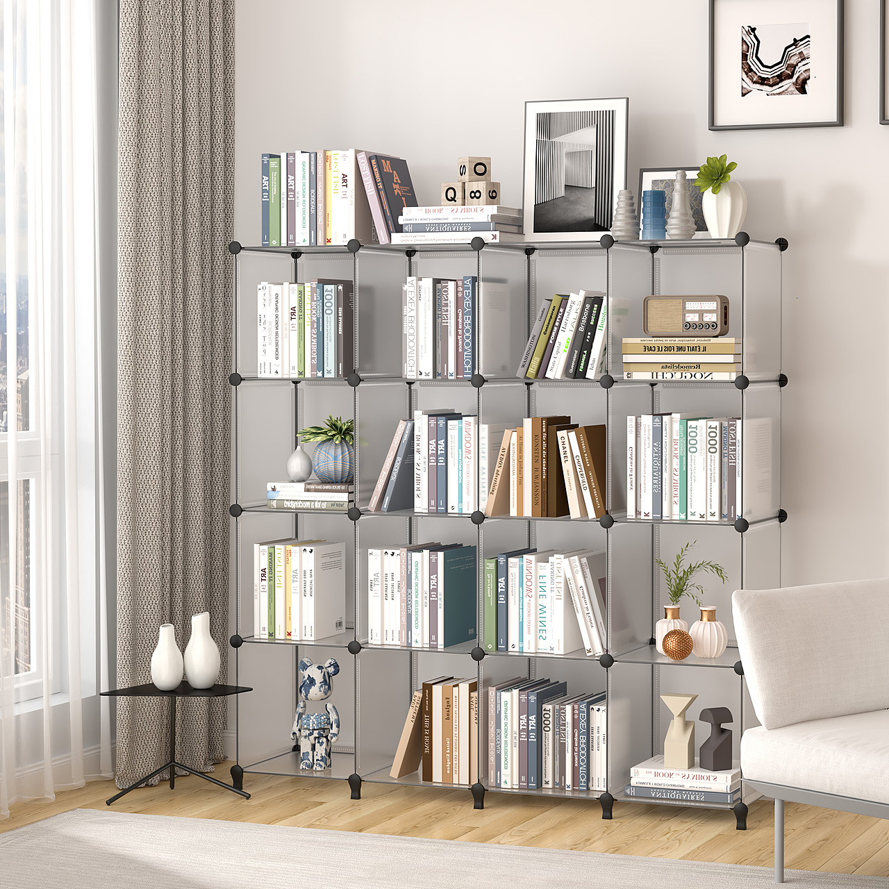 亚马逊/渲染视频/室内收纳置物架