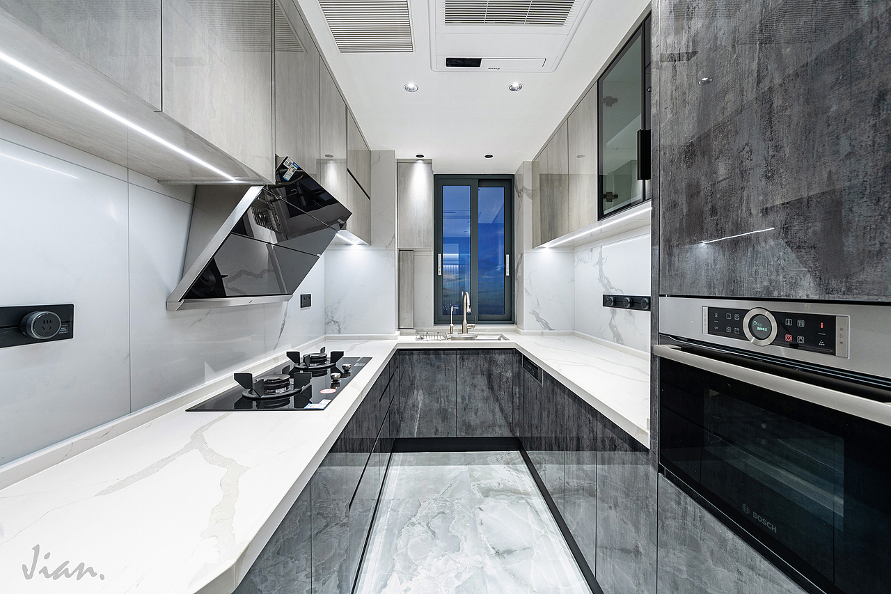 住宅空间|厦门新景·国际外滩（图ZMzAwNTY0NDA4） - 环境/建筑摄影 - 站酷设计师空间摄影师李健原创素材 - 站酷ZCOOL