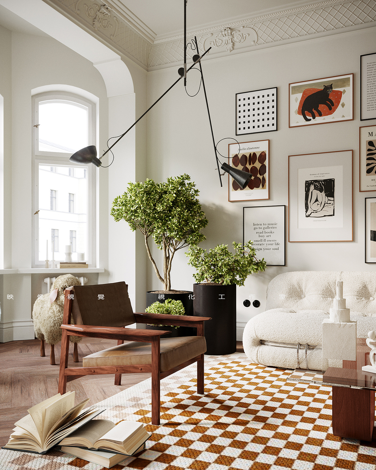 映像視覺 | 商业写实组 | 中古风格（图ZMzUwOTIyMTUy） - 家装设计 - 站酷设计师郑州映像效果图原创素材 - 站酷ZCOOL