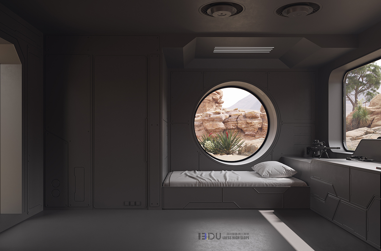 塔尔隆德-黄土高坡 标间篇 和隧道篇（图ZMzA2NjQ1NTMy） - 家装设计 - 站酷设计师霸都THES原创素材 - 站酷ZCOOL