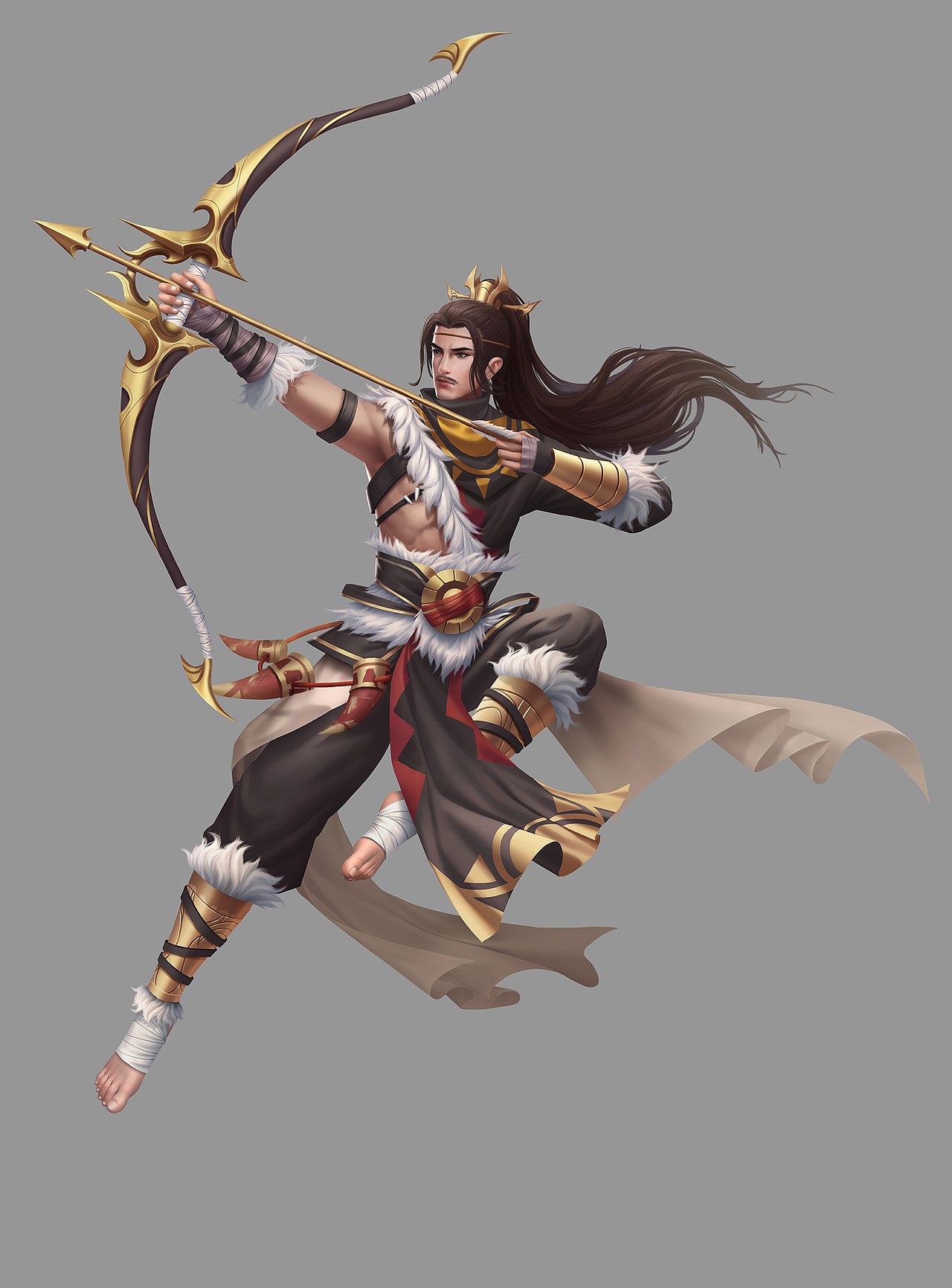 中国风角色立绘（图ZMzEzMzk0NDc2） - 游戏原画 - 站酷设计师米画师隐匿原创素材 - 站酷ZCOOL