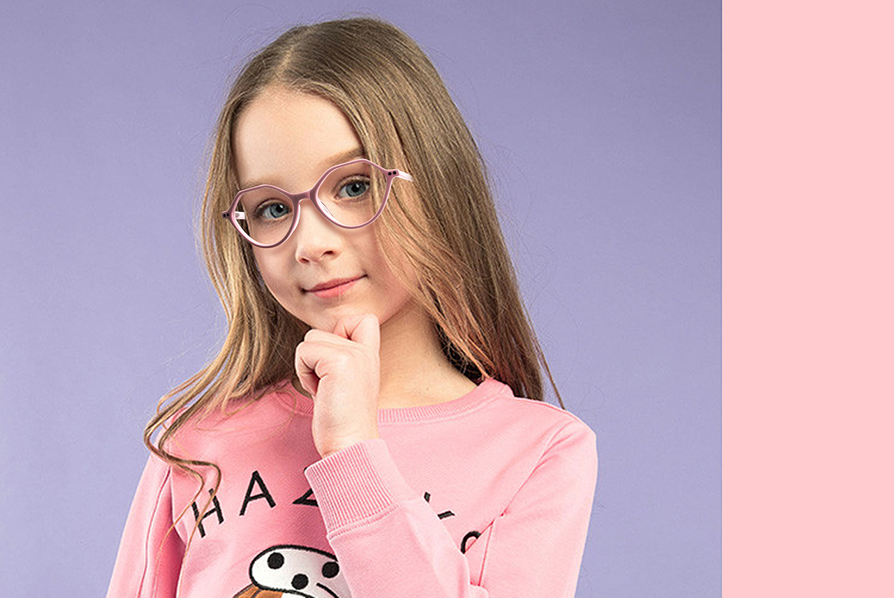 儿童款板材眼镜展示