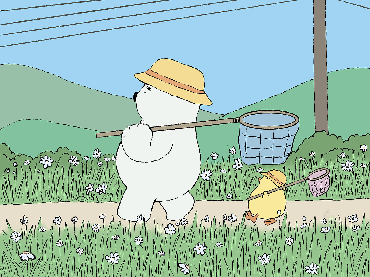 回到童年（图ZMzQzMzQ0MTQ4） - 儿童插画 - 站酷设计师玲子安安原创素材 - 站酷ZCOOL