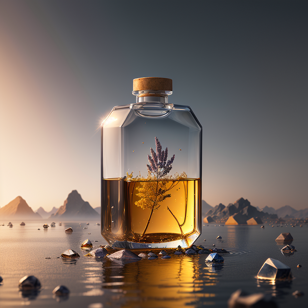 AI精油图电商精油图海报