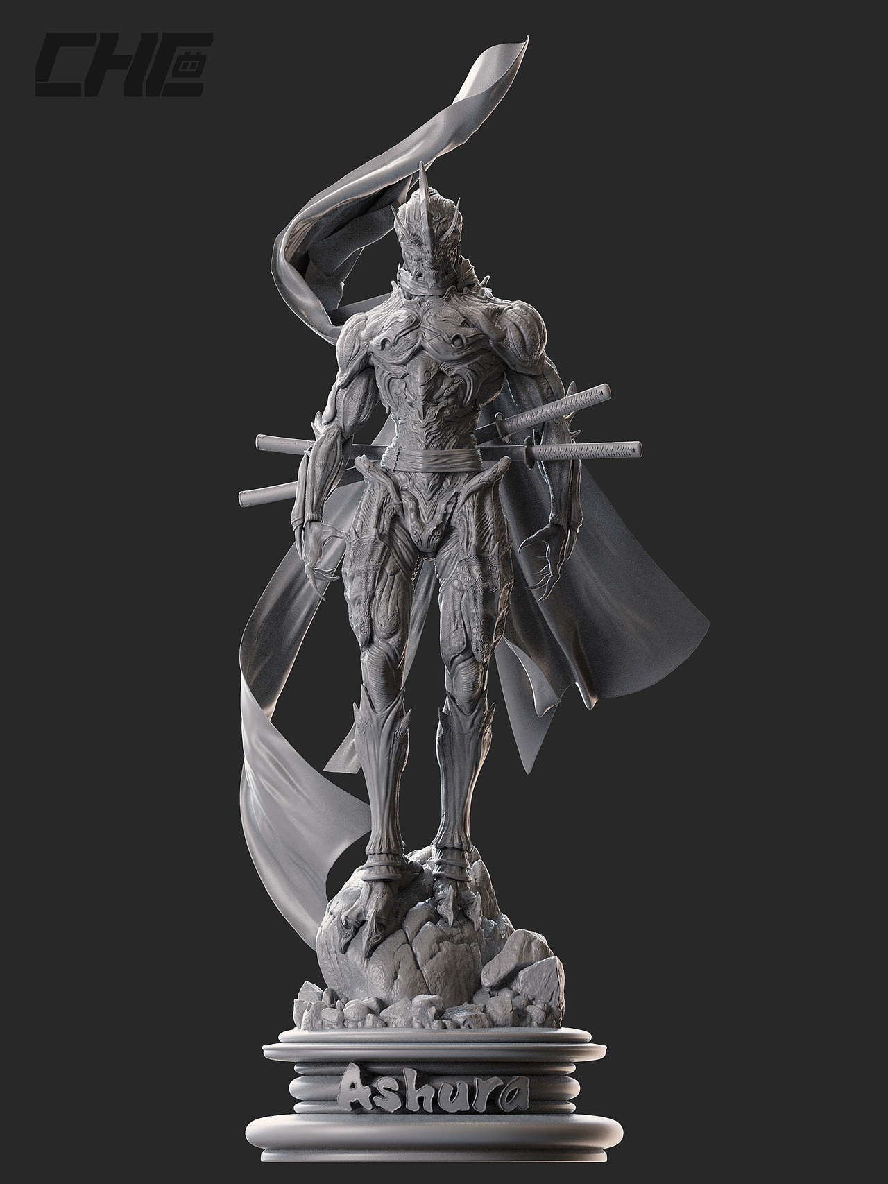 修罗之道（图ZMzE1MjU1NTMy） - 人物/生物 - 站酷设计师老曾模型原创素材 - 站酷ZCOOL