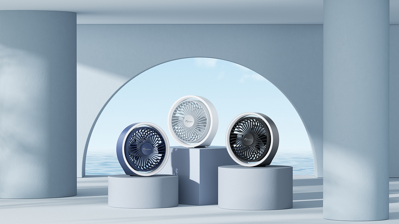 2024第一季度作品 亚马逊夏季产品 风扇（图ZMzY2NjQyMjM2） - 产品 - 站酷设计师Zuo左小刚原创素材 - 站酷ZCOOL