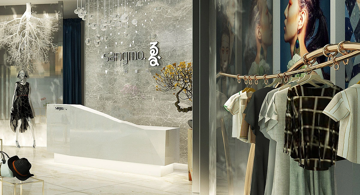 服装品牌连锁店&middot;桑陌夏|品牌升级/VI设计/服装店面设计