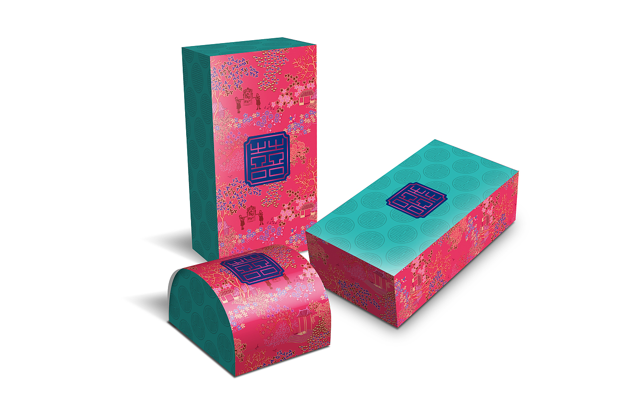 月饼包装设计效果图