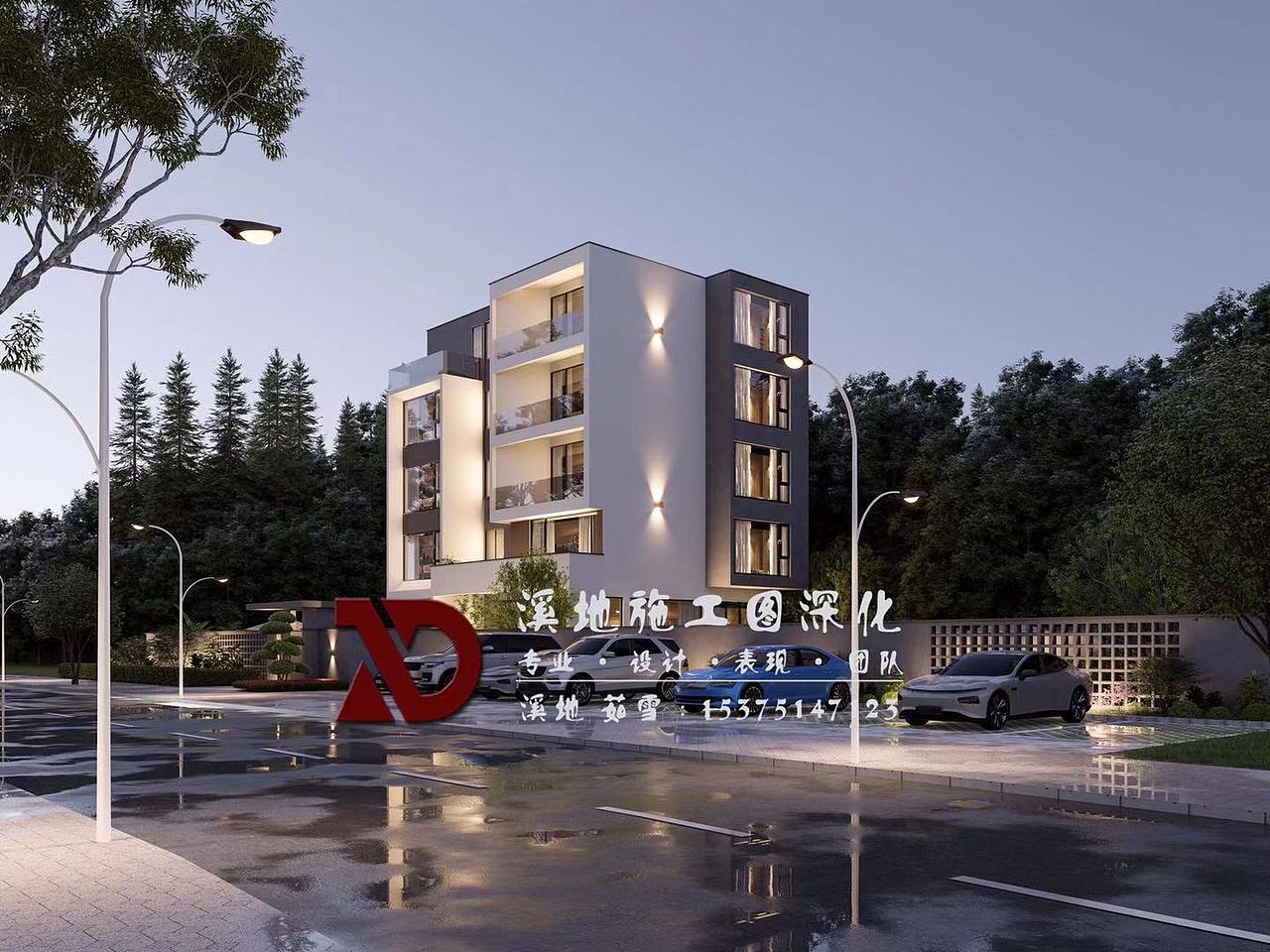 自建房外观（图ZMzUxMTY2Nzg4） - 酒店餐饮设计 - 站酷设计师溪地茹雪原创素材 - 站酷ZCOOL