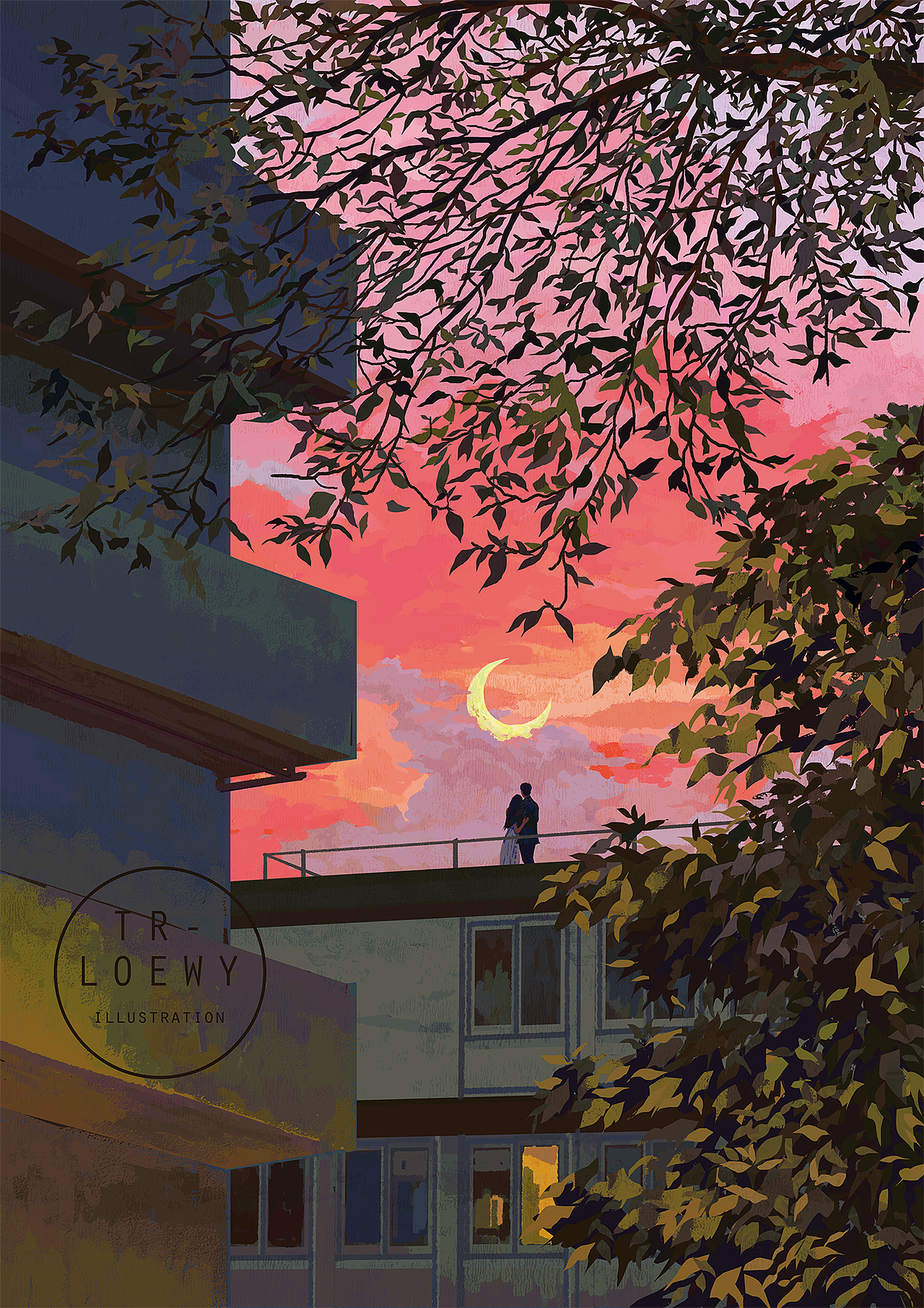 因为爱情（2022-2024）（图ZMzY4MzczNDE2） - 商业插画 - 站酷设计师插画师陶然原创素材 - 站酷ZCOOL