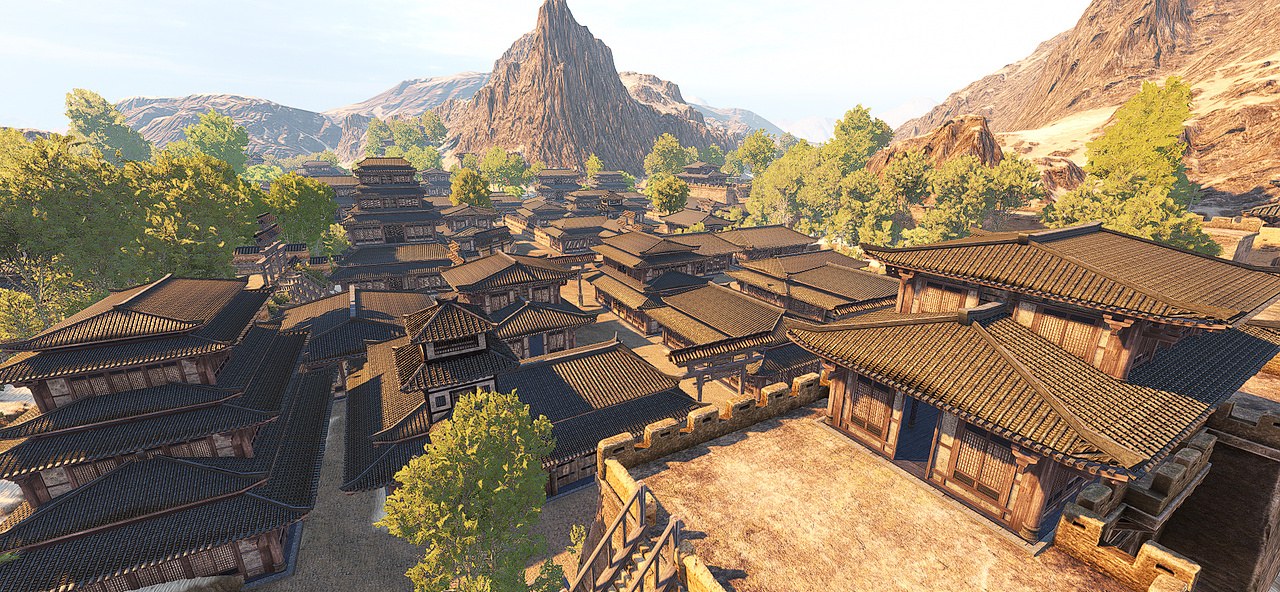 【衣谷三国概念设定】场景地编截图（一）（图ZMzIzOTQ4NjYw） - 概念设定 - 站酷设计师疾风Shawk原创素材 - 站酷ZCOOL