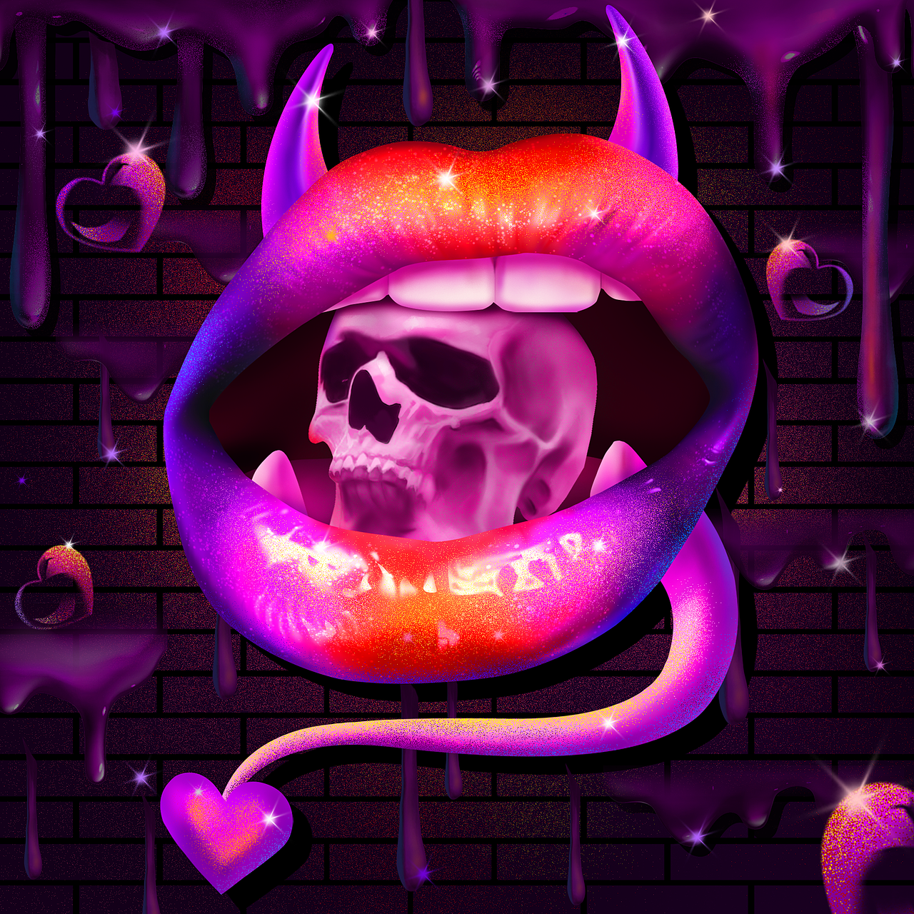 填色游戏插画-局部合集-嘴巴-眼睛-手