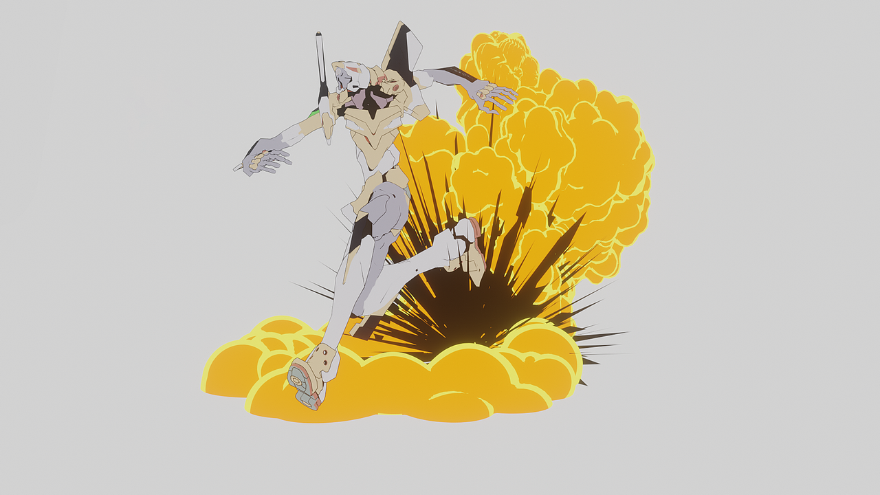 EVA Blender三渲二