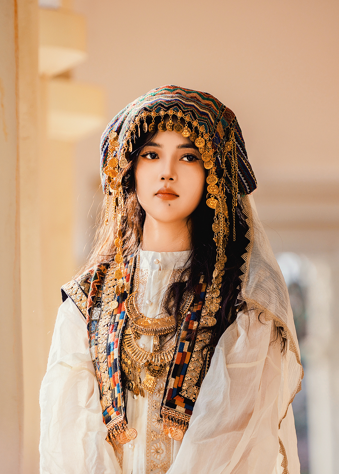 秋冬少女人像摄影-楼兰少女（图ZMzU2MjY3MzEy） - 人像摄影 - 站酷设计师wangxj990原创素材 - 站酷ZCOOL