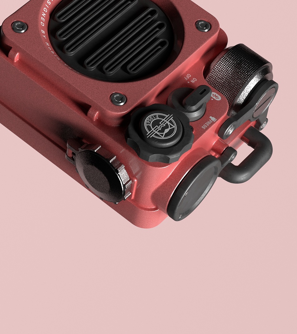 C4D动态产品视频（练习一）-猫王音响