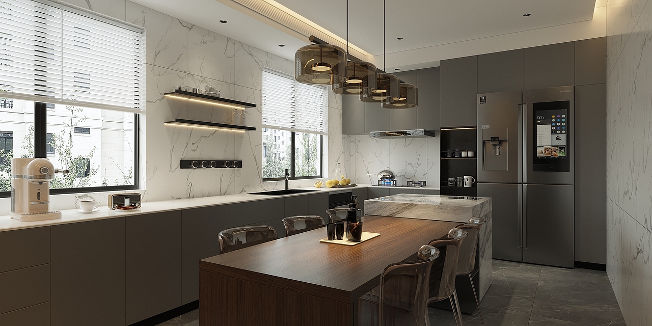 现代简约风格效果图表现