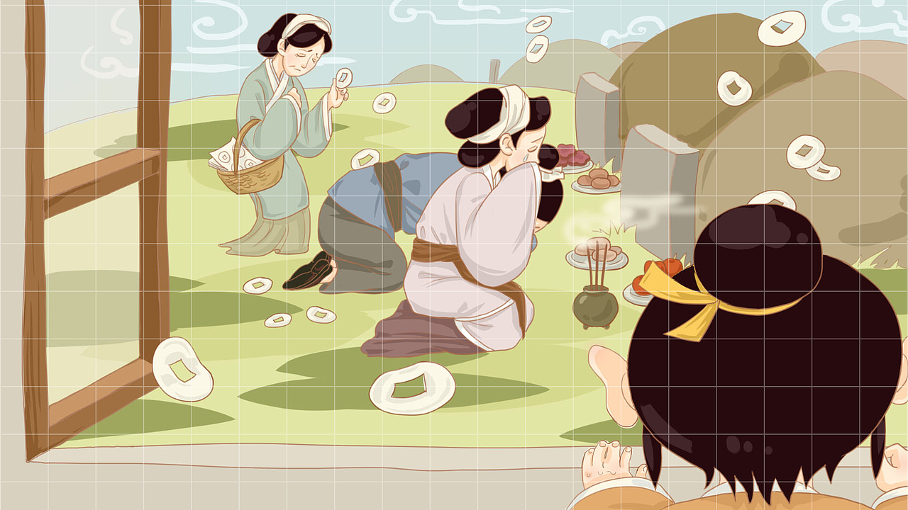 绘本《孟母三迁》