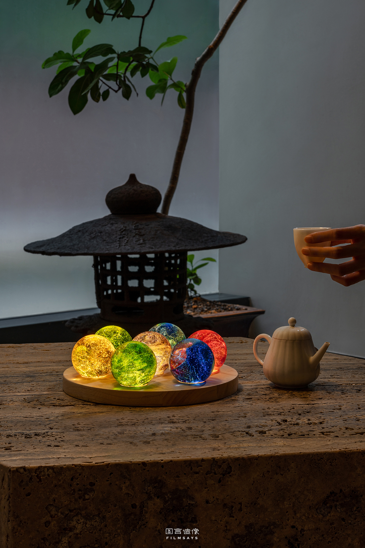 产品摄影-家居/摆件拍摄/琉璃氛围图拍摄