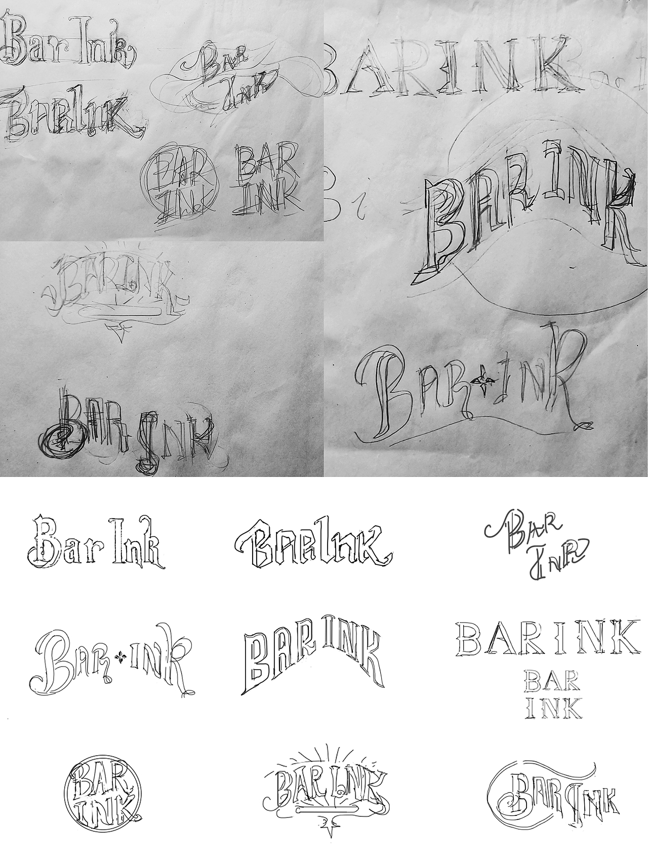 品牌 | 福州中平路BARINK咖啡鸡尾酒吧VI标志物料设计