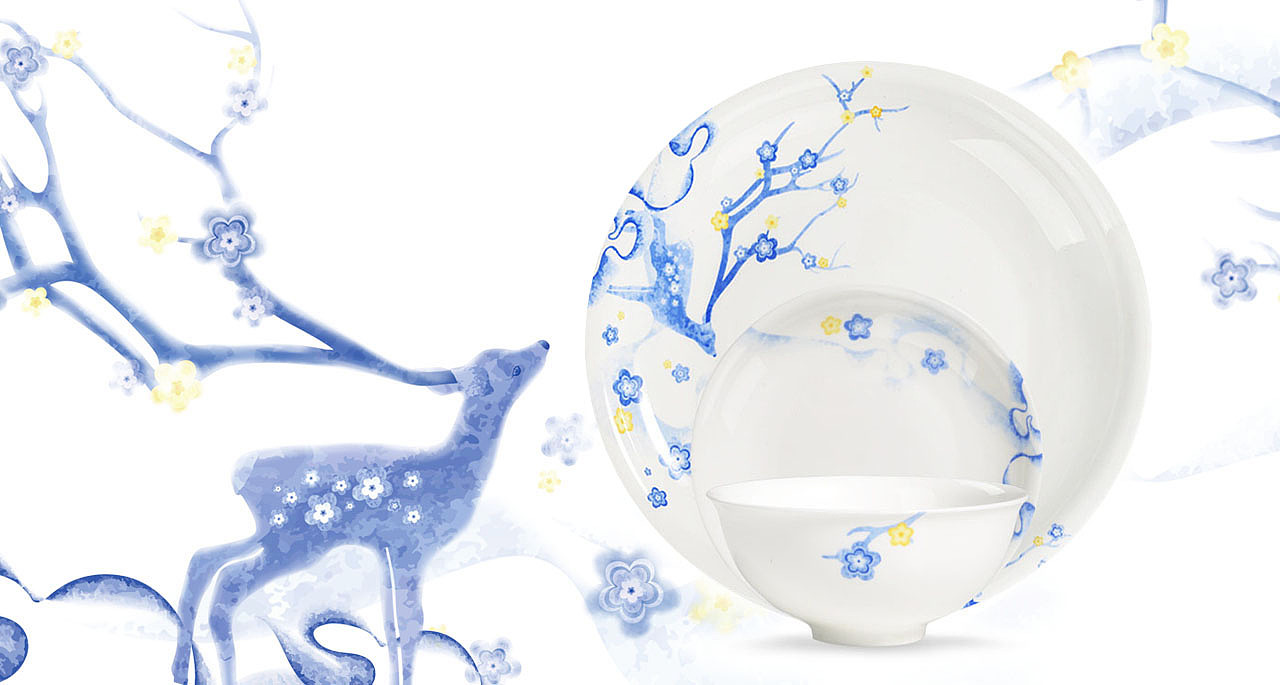 格林小鹿餐具产品设计与视觉设计（图ZMzM3Mzc1ODg0） - 生活用品 - 站酷设计师上帝的手工制作原创素材 - 站酷ZCOOL