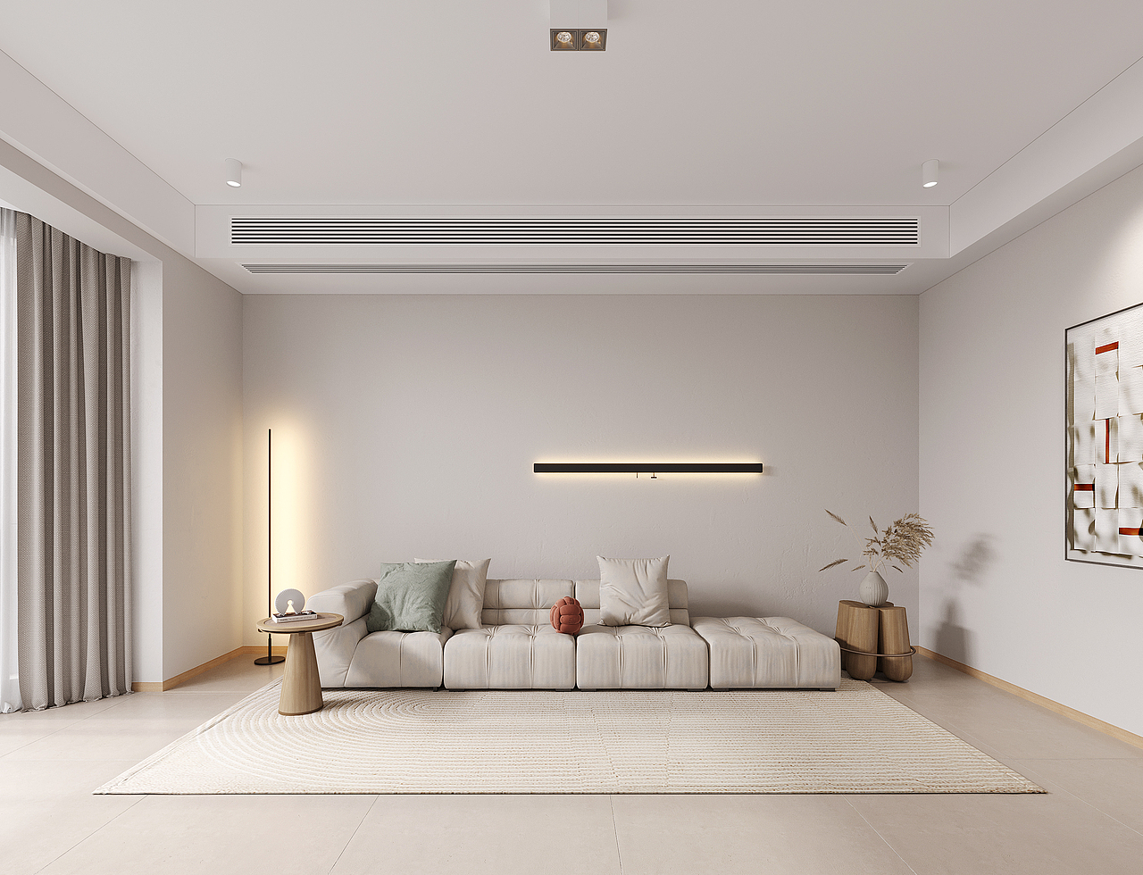 北欧原木家装效果图