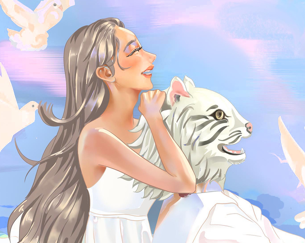 我心中的美好（图ZMzQwMzUxODg4） - 商业插画 - 站酷设计师画画的卢西原创素材 - 站酷ZCOOL