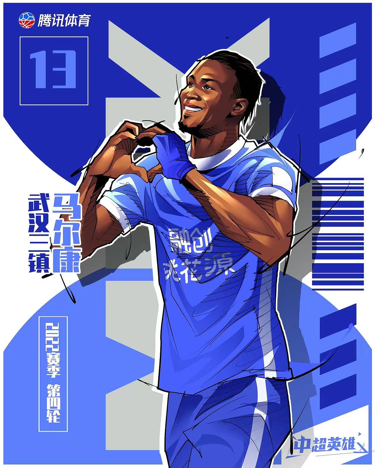 腾讯体育中超英雄2022赛季插画颁奖合集 足球美漫写实（图ZMzI3MTk4NzI0） - 商业插画 - 站酷设计师AceBang原创素材 - 站酷ZCOOL