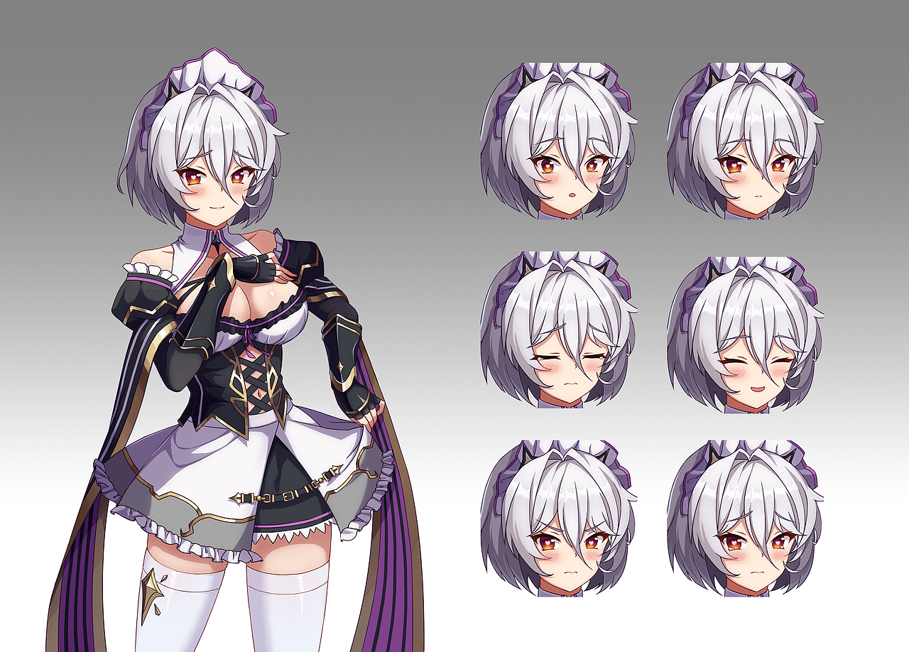 少女战争 幻想天下统一战 avg立绘及q版头像