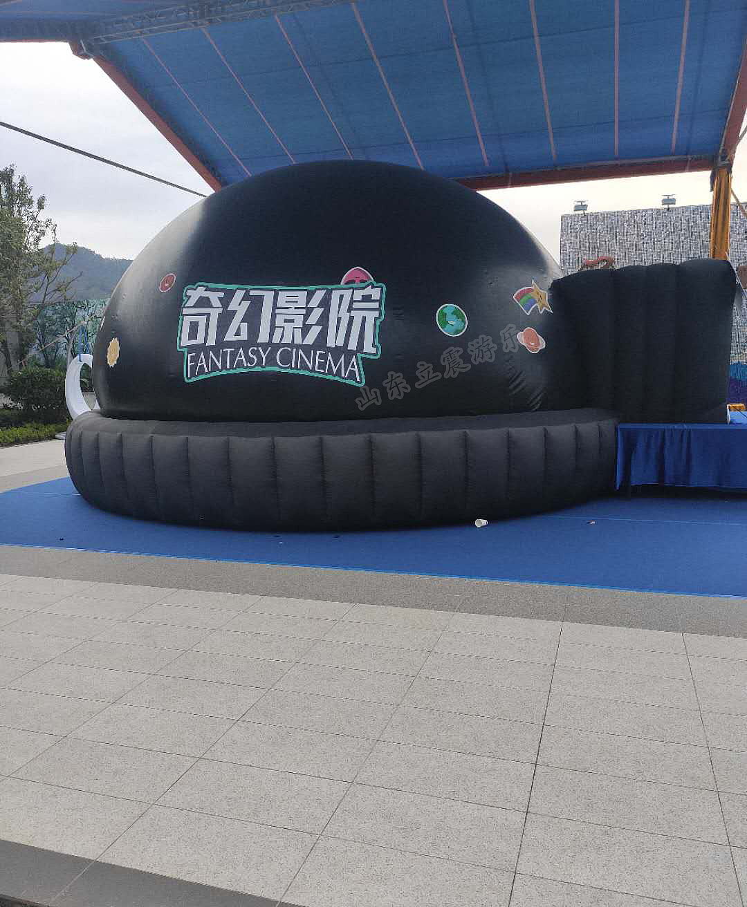 房地产游乐互动道具充气式球幕影院出租出售